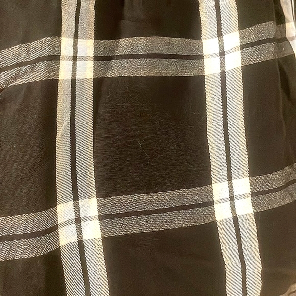 Womens medium length plaid dress - Picture 4 of 14